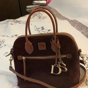 Dooney and Bourke suede satchel